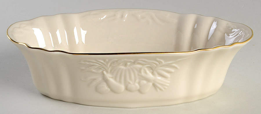 Harvest (Giftware Collection) 8" Oval Vegetable Bowl by Lenox-1