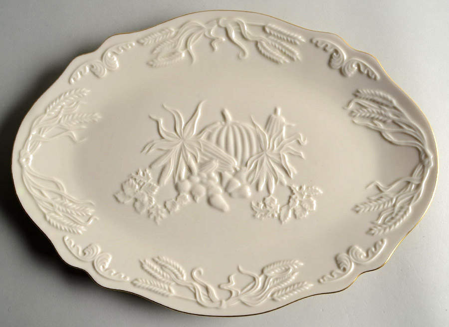 Harvest (Giftware Collection) 14" Oval Serving Platter by Lenox-1