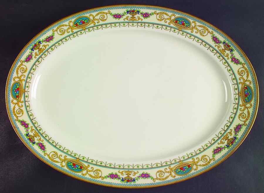 Harwood 17" Oval Serving Platter by Lenox-1