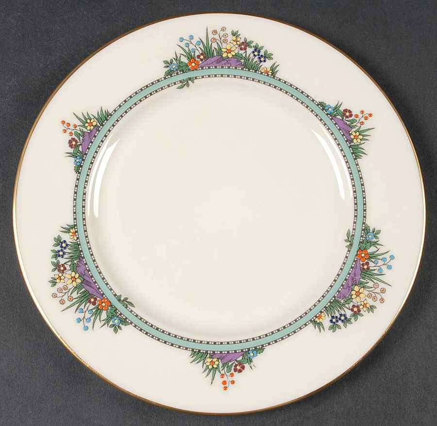 Hathaway (Green) Salad Plate by Lenox-1