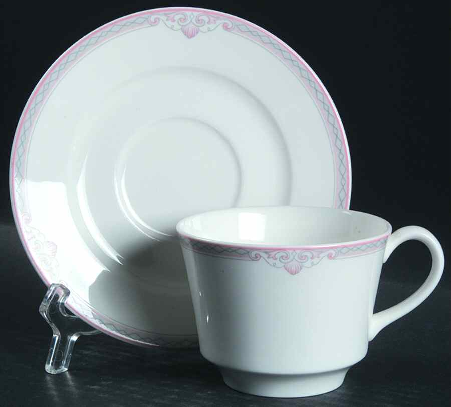 Hatteras Flat Cup & Saucer Set by Lenox-1