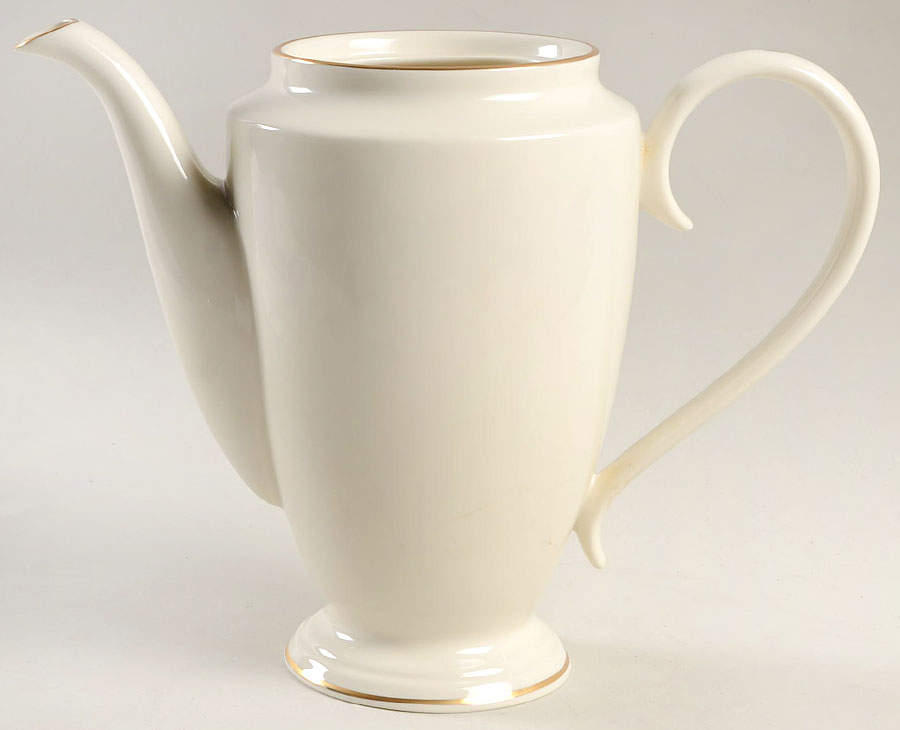 Hayworth 1999 Shape Coffee Pot No Lid by Lenox-1