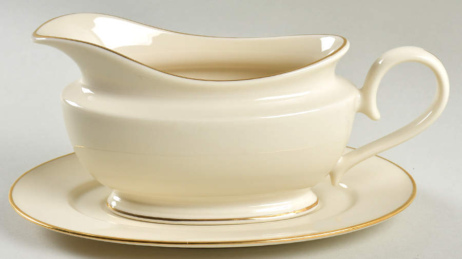 Hayworth Gravy Boat & Underplate by Lenox-1