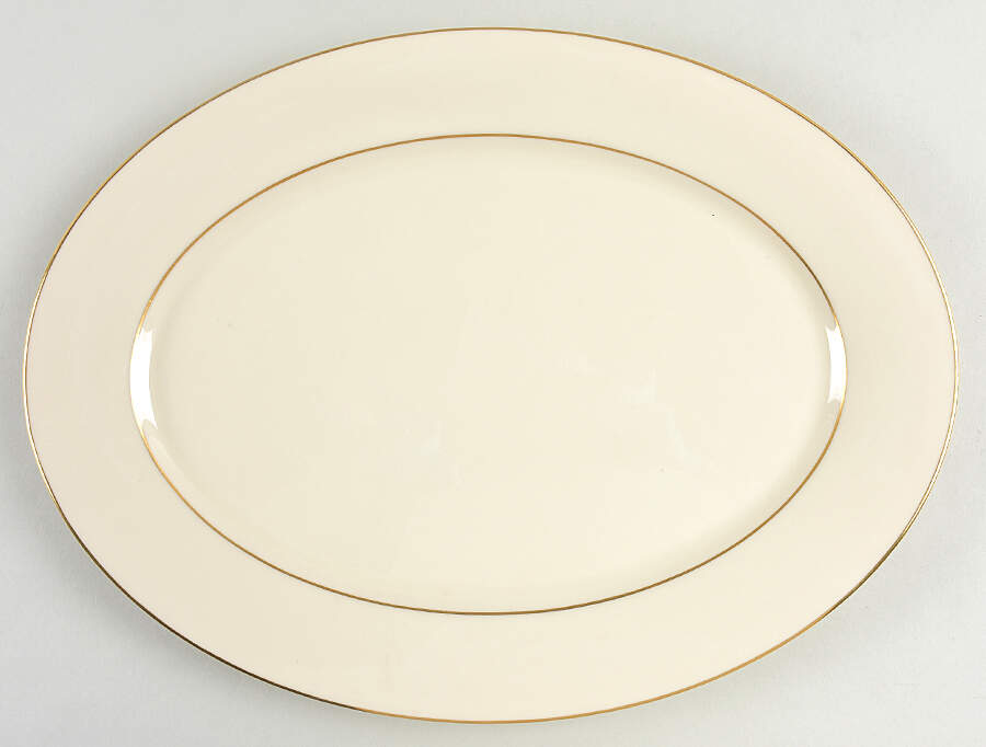 Hayworth 13" Oval Serving Platter by Lenox-1