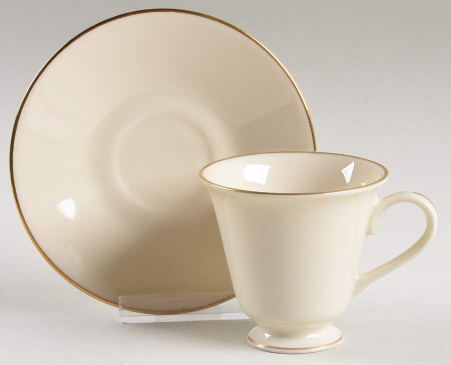 Hayworth Footed Demitasse Cup & Saucer Set by Lenox-1
