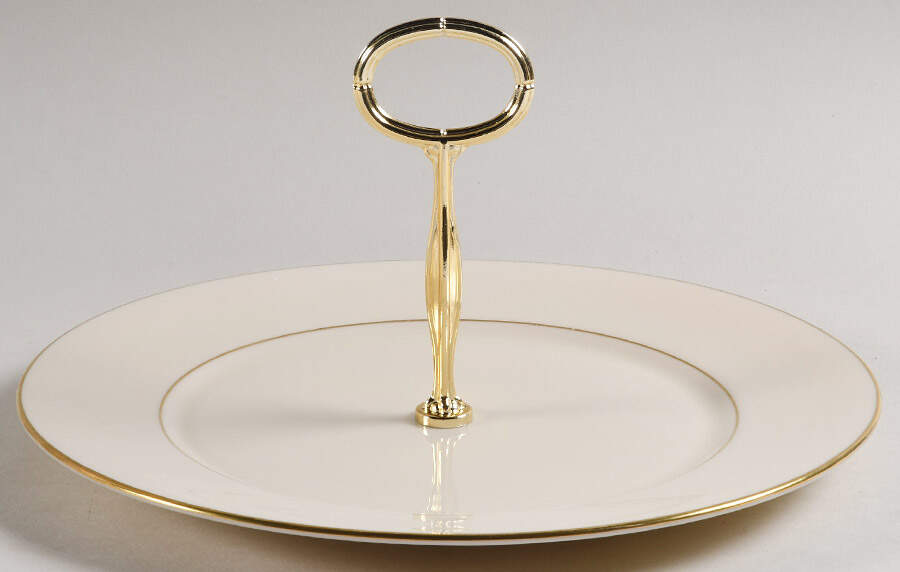 Hayworth Round Serving Plate with Center Handle (Dp) Hc by Lenox-1