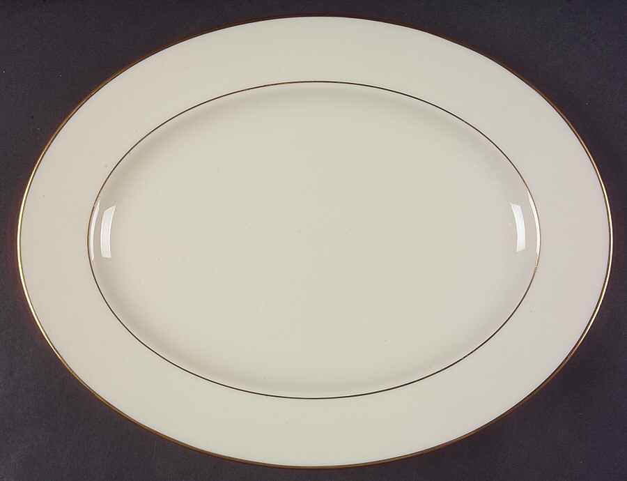 Hayworth 13" 99 Shape Oval Serving Platter by Lenox-1