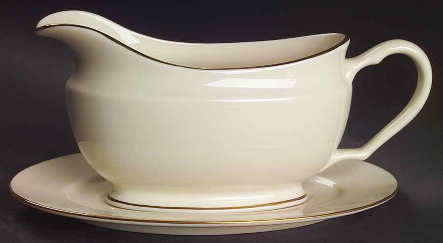 Hayworth Gravy Boat & Underplate by Lenox-1