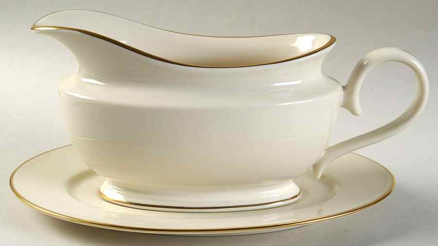 Hayworth Gravy Boat & Underplate by Lenox-1