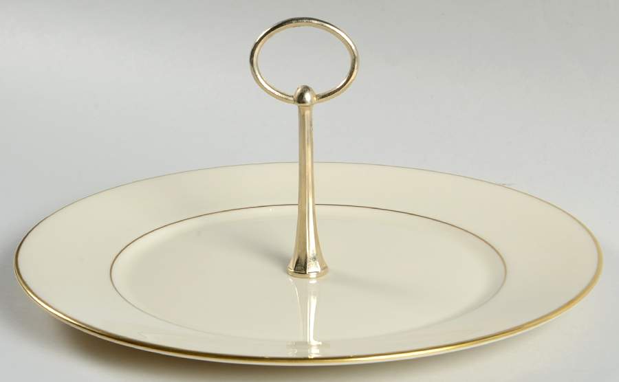 Hayworth Round Serving Plate with Handle (DP) by Lenox-1