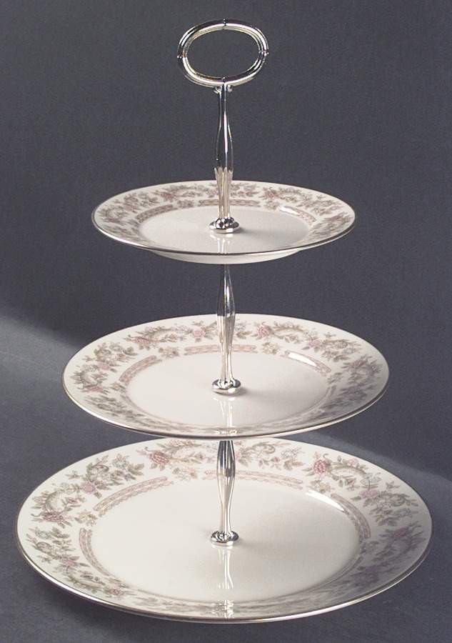 Helmsley 13 7/8"-14 1/4" 3-Tiered Serving Tray(DP,SP,BB) HC by Lenox-1