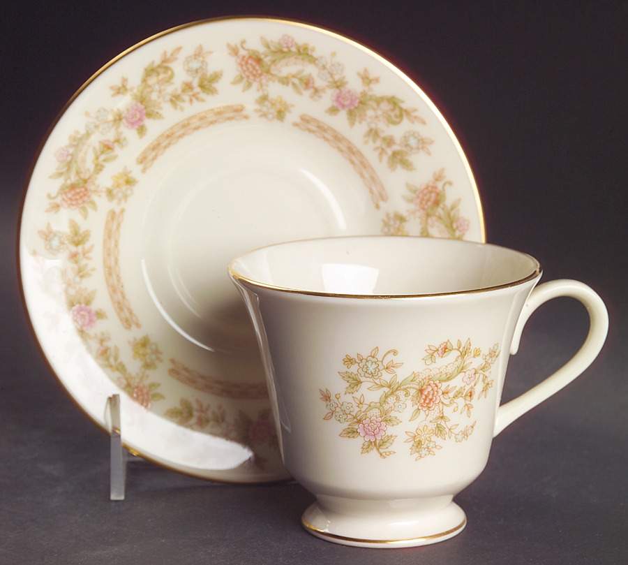 Helmsley Footed Cup & Saucer Set by Lenox-1