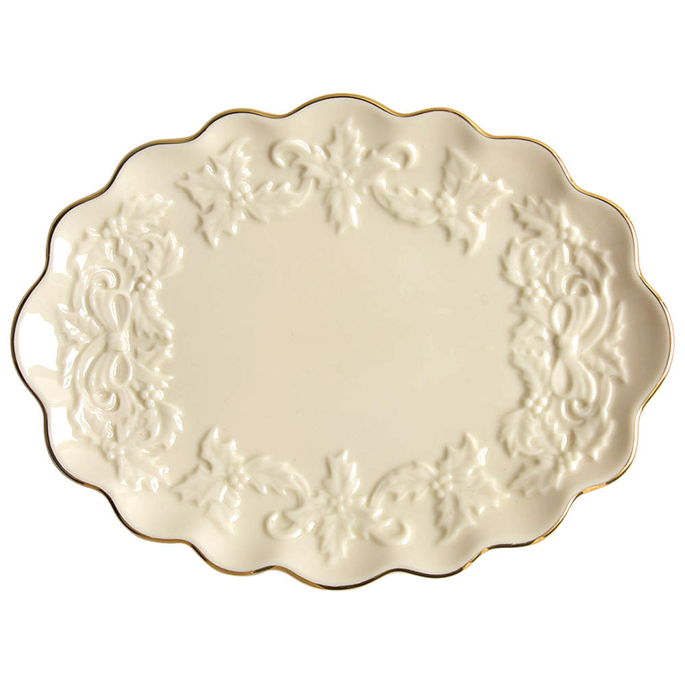 Holiday Hostess (Giftware) Oblong Tray by Lenox-1