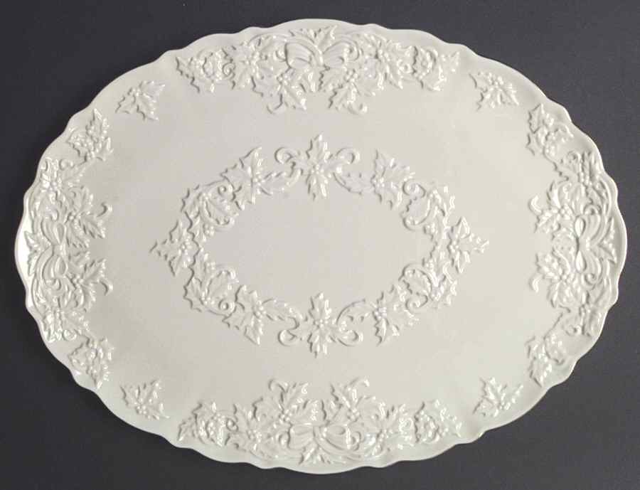 Holiday Hostess (Giftware) 19" Oval Serving Platter by Lenox-1