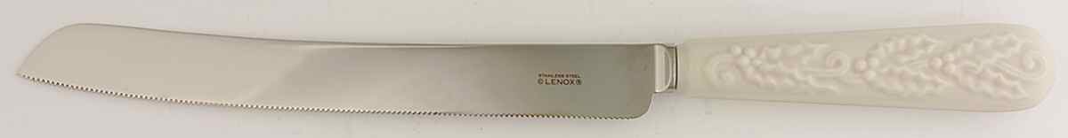 Holiday Hostess (Giftware) Cake Knife/Server with Stainless Blade by Lenox-1