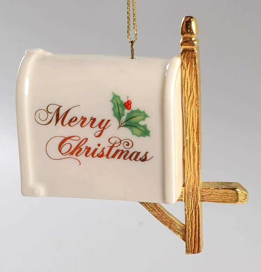 Holiday (Dimension) Mailbox Ornament by Lenox-1