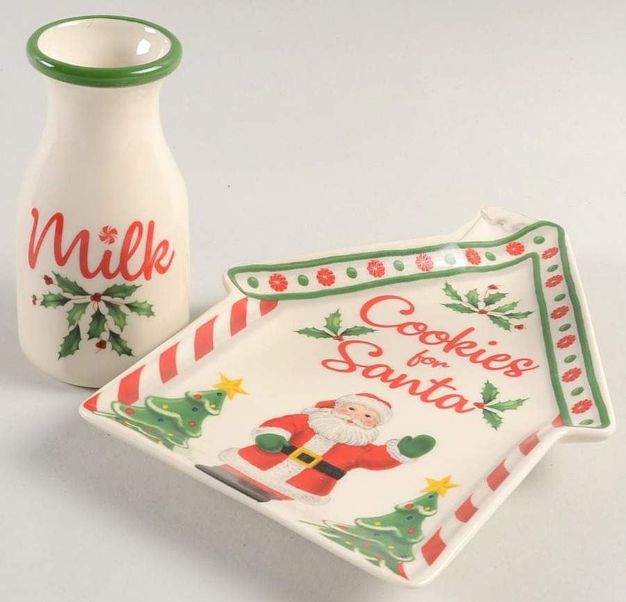 Holiday (Dimension) Milk & Cookie Set (COOSP6 & MILKB) by Lenox-1