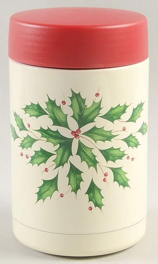 Holiday (Dimension) Large Insulated Metal Food Container by Lenox-1