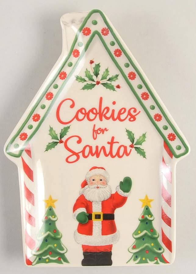 Holiday (Dimension) "Cookies for Santa" Plate by Lenox-1