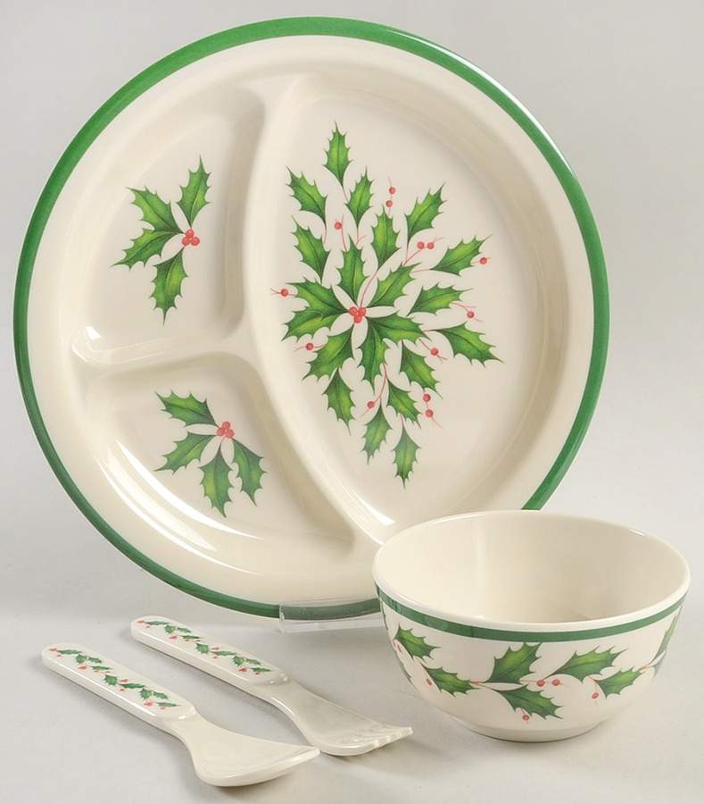 Holiday (Dimension) (4 Piece) Melamine Child's Set by Lenox-1