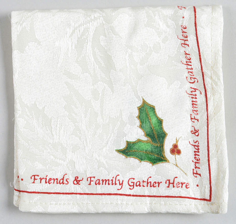 Holiday (Dimension) Cloth Cocktail Napkin by Lenox-1