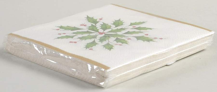 Holiday (Dimension) Package of Paper Beverage Napkins by Lenox-1