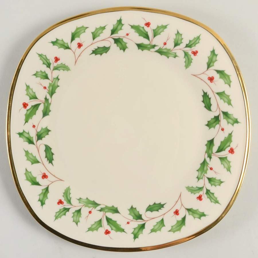 Holiday (Dimension) Square Dinner Plate by Lenox-1