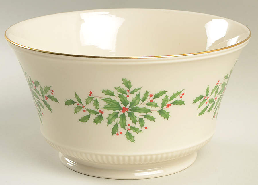 Holiday (Dimension) 8" Footed Bowl by Lenox-1