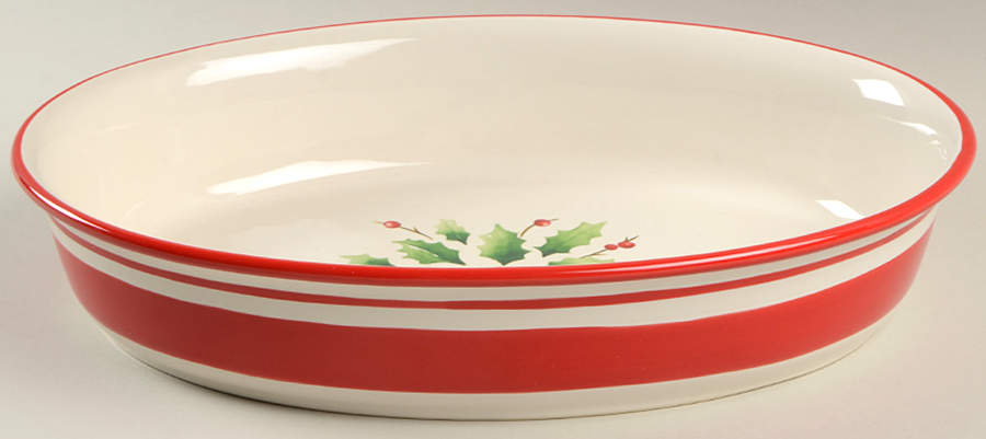 Holiday (Dimension) 12" Oval Baker by Lenox-1