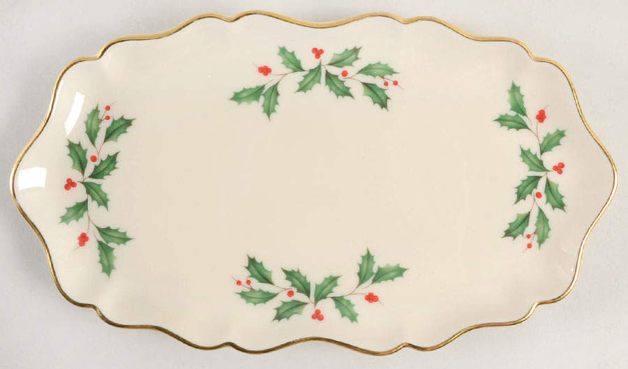 Holiday (Dimension) 10" Oblong Tray by Lenox-1