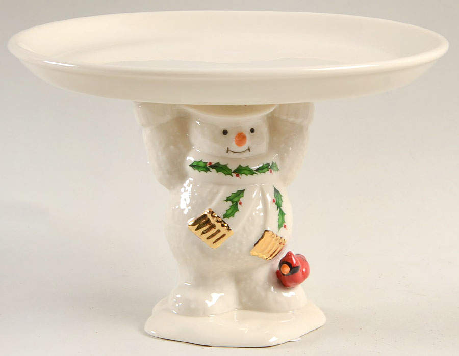 Holiday (Dimension) 7" Diameter Pedestal Cake Stand by Lenox-1