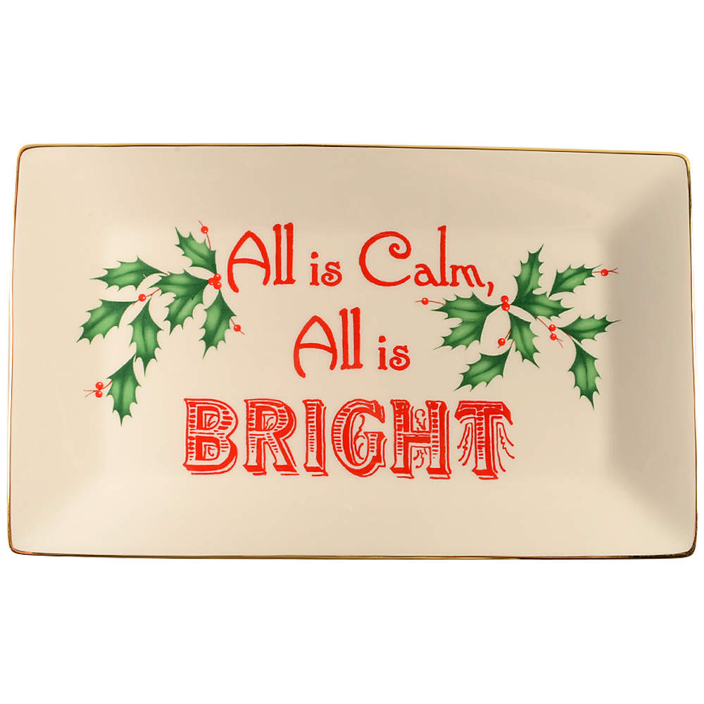 Holiday (Dimension) 11" Sentiment Tray by Lenox-1