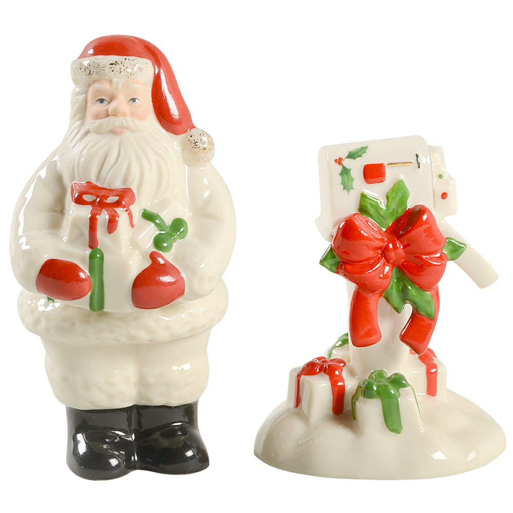 Holiday (Dimension) Figural Salt & Pepper Set by Lenox-1