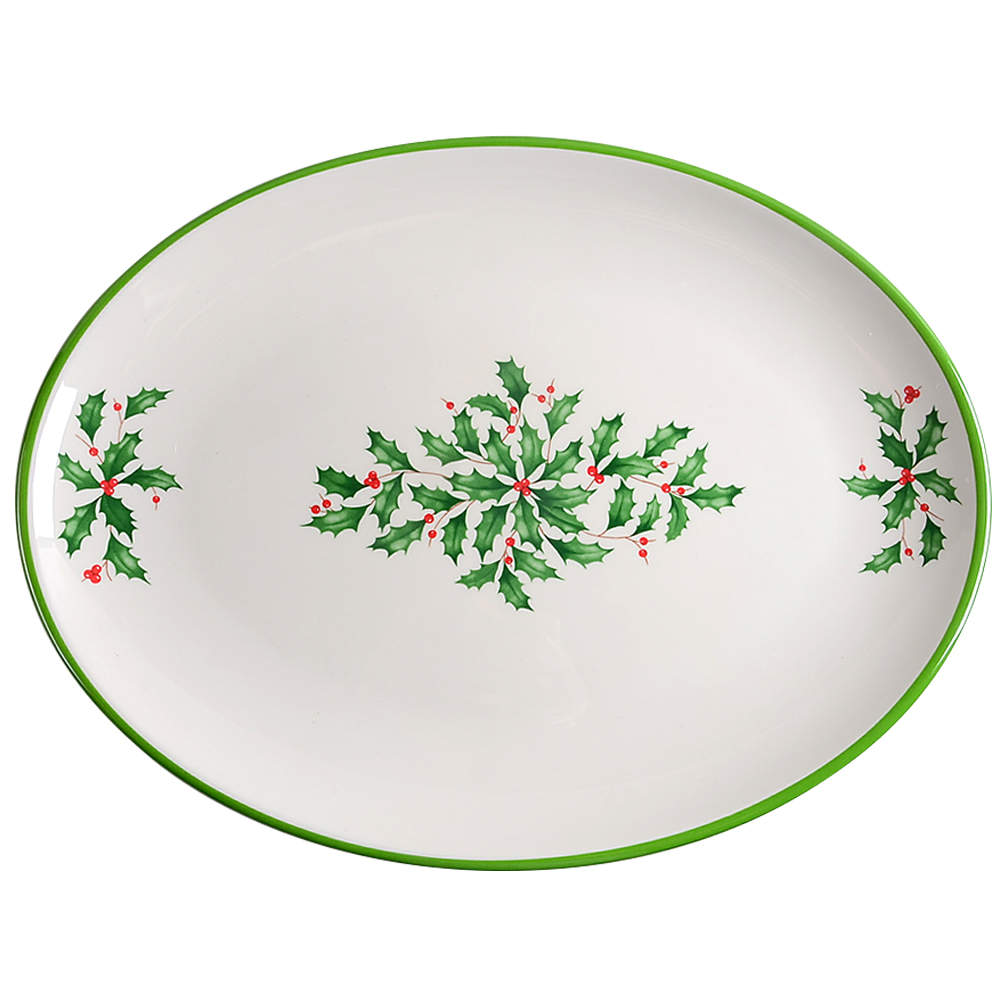 Holiday (Dimension) 16" Melamine Oval Serving Platter by Lenox-1