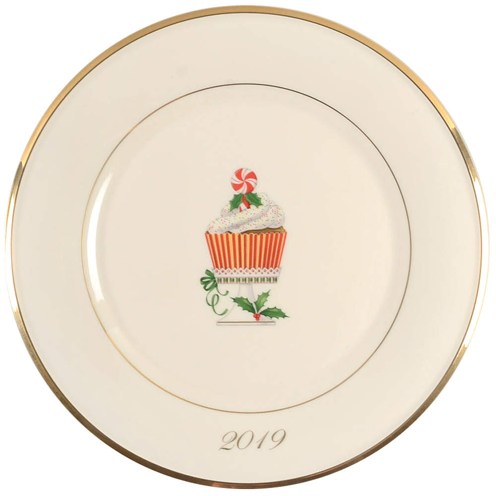Holiday (Dimension) 2019 Annual Accent Luncheon Plate by Lenox-1