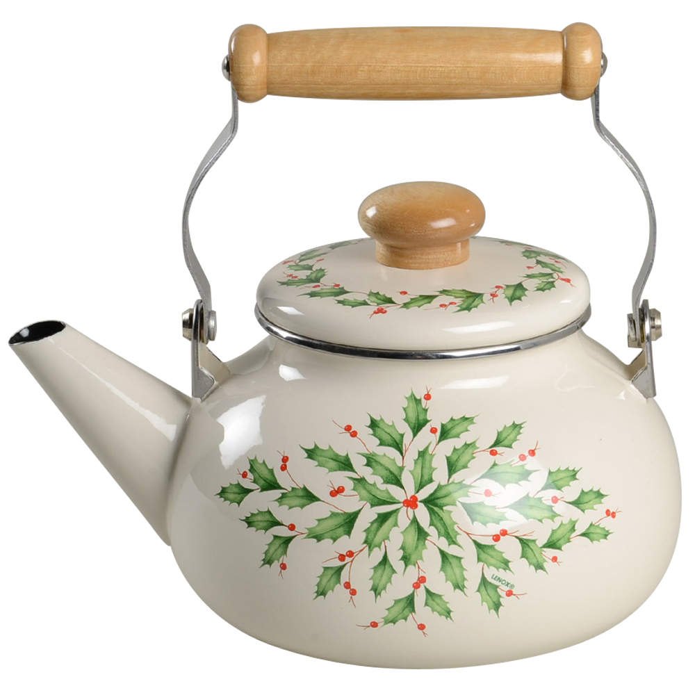 Holiday (Dimension) Metal Kettle & Lid by Lenox-1