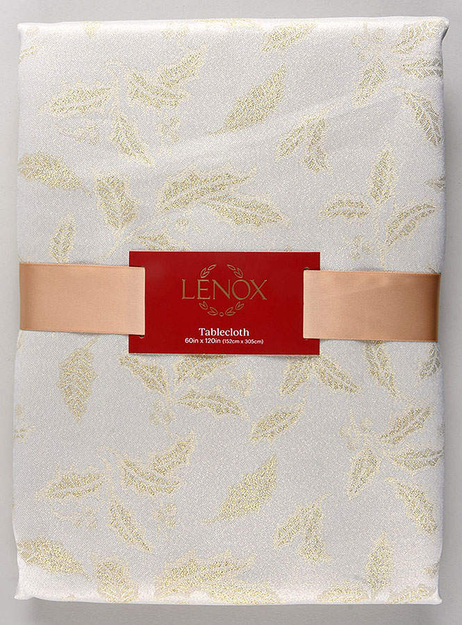 Holiday (Dimension) 60" X 120" Oblong Tablecloth by Lenox-1