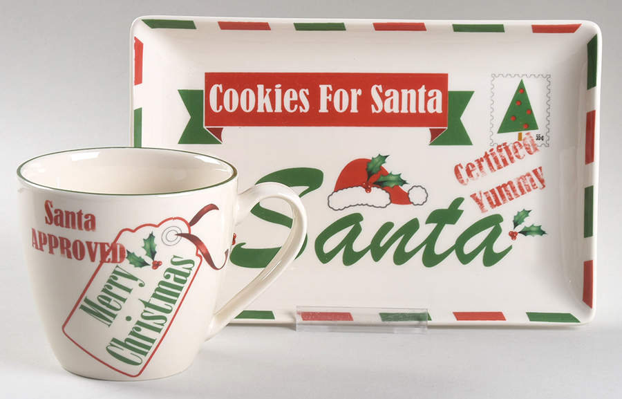 Holiday (Dimension) (2 Pc) "Cookies For Santa" Set by Lenox-1