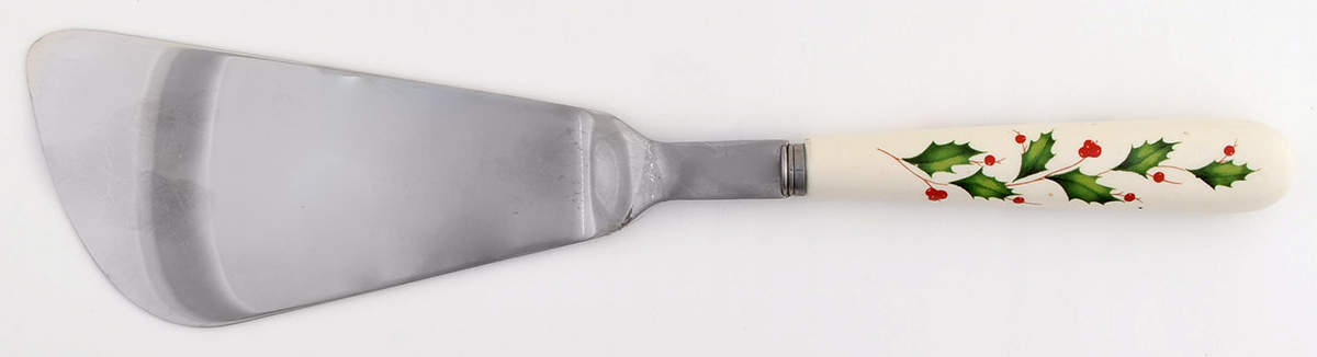 Holiday (Dimension) Ceramic Handle Metal Slotted Spatula by Lenox-1