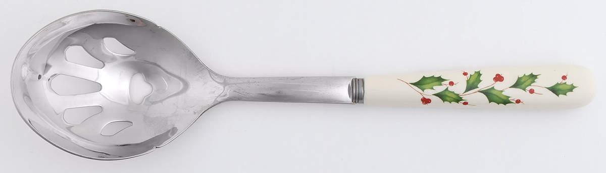 Holiday (Dimension) Pierced Serving Spoon by Lenox-1