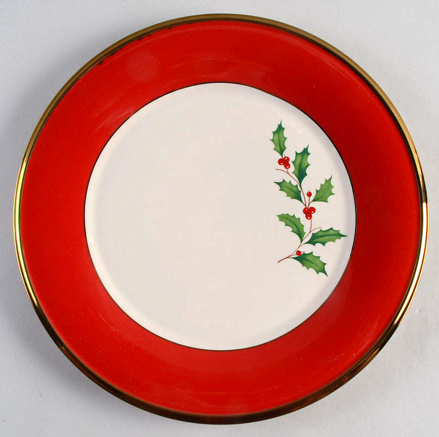 Holiday (Dimension) Accemt Luncheon Plate by Lenox-1