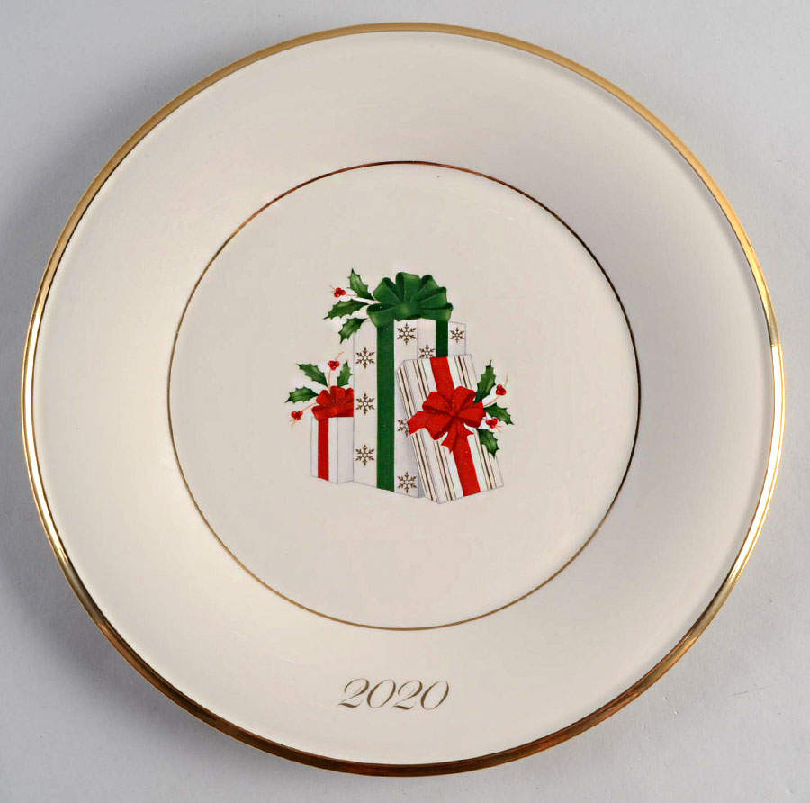 Holiday (Dimension) 2020 Annual Accent Luncheon Plate by Lenox-1