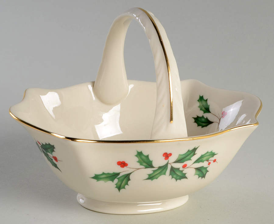 Holiday (Dimension) Small Basket by Lenox-1