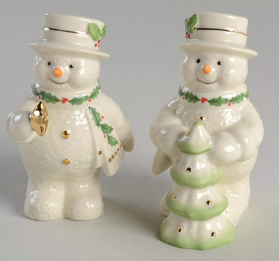 Holiday (Dimension) Figural Salt & Pepper Set by Lenox-1