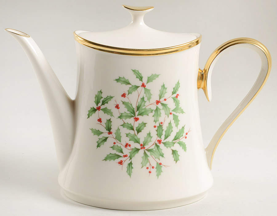Holiday (Dimension) Tea/Coffee Pot & Lid by Lenox-1
