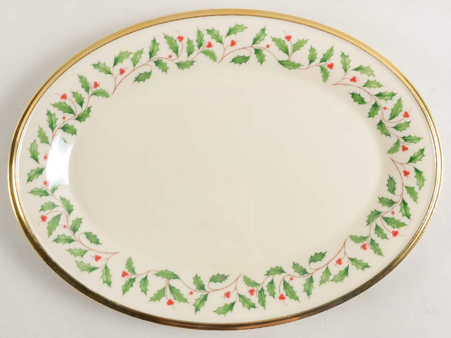 Holiday (Dimension) 14" Oval Serving Platter by Lenox-1