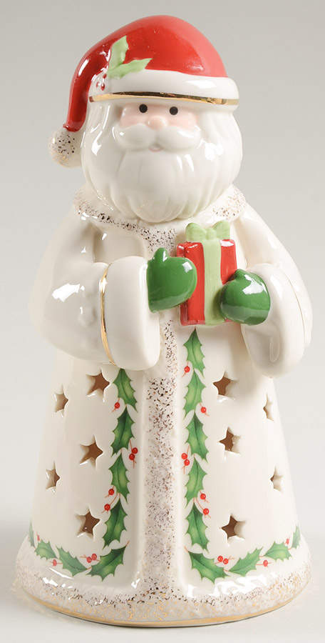 Holiday (Dimension) Lighted Santa Figurine by Lenox-1