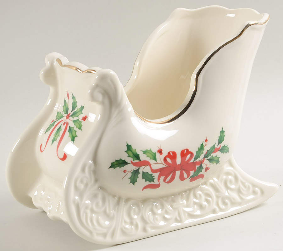 Holiday (Dimension) Sleigh Centerpiece by Lenox-1