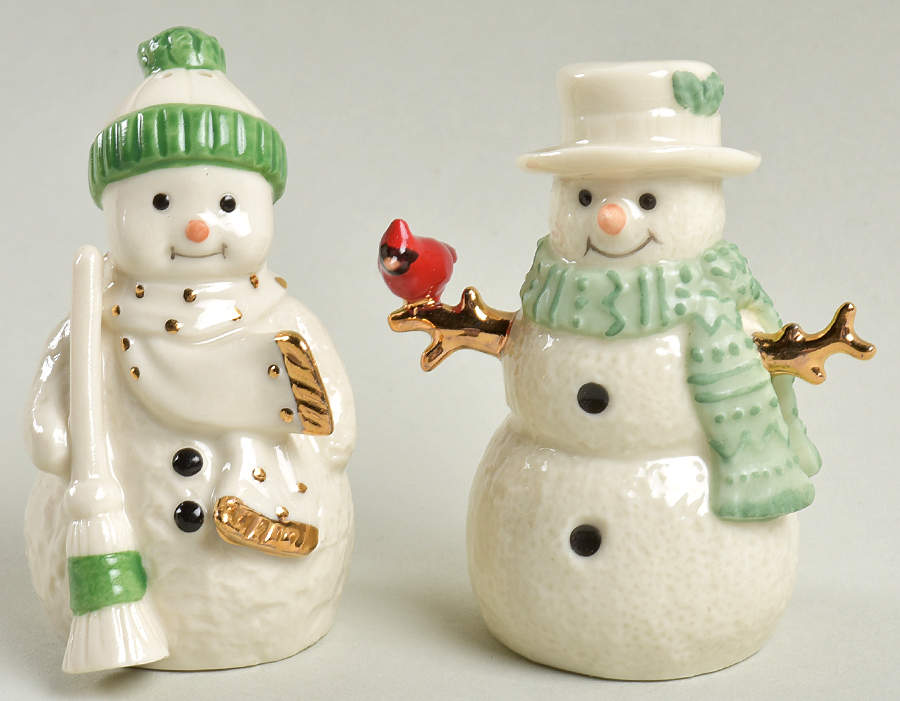 Holiday (Dimension) Figural Salt & Pepper Set by Lenox-1