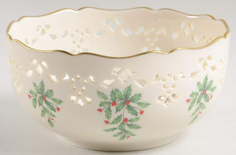 Holiday (Dimension) Pierced All Purpose Bowl by Lenox-1